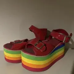 厚底サンダル レインボーのサムネイル