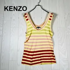 BR113 KENZO ケンゾー タンクトップ ボーダー ノースリーブのサムネイル