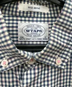 美品WTAPS＊ボタンダウン長袖コットンシャツ　S 日本製のサムネイル