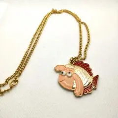 およげたいやきくん　昭和レトロ　ペンダント