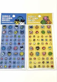 【正規品】　たまごっち　タイルシール DROP BLOCK SEAL 2点セット