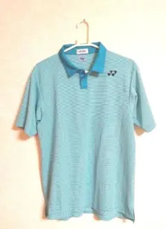 YONEXヨネックス ブルーグリーン系ポロシャツ