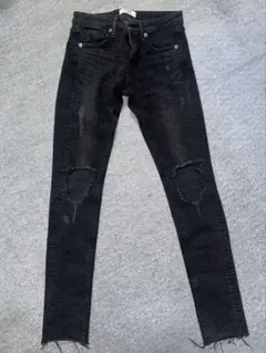 ダメージスキニー デニム