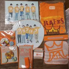 嵐フェス2012 ライブツアーグッズ、Tシャツ、リストバンド、缶バッジ、ミサンガ