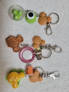 東京ディズニーリゾート パークフード キーチェーン 3種セット