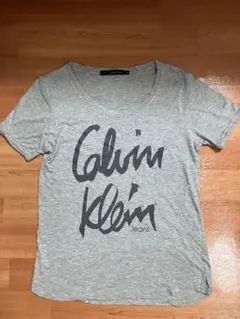 Calvin Klein Jeans グレー Tシャツ M