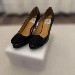 LANVIN en Bleu ブラックパンプス 22.5