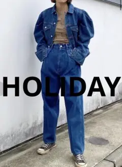HOLIDAY TUCK DENIM PANTS タックデニムパンツのサムネイル
