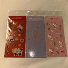 韓国限定Hello Kitty 50th シール 3枚セット