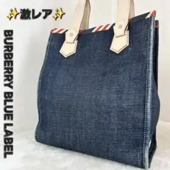 ✨希少✨BURBERRY BLUE LABEL デニム トートバッグのサムネイル