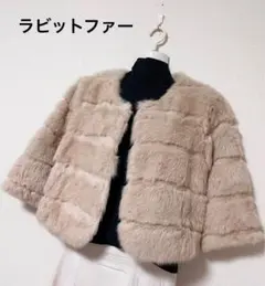 《超美品》 リバーシブル ブルゾン リアルファー 羊革 ラビット 毛皮 茶系 2025年最新】ラビットファーコートの人気アイテム - メルカリ