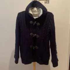 160㌢repipi armaria ネイビー フード付きカーディガン
