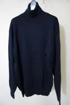 (O-39)CHAPS ラルフローレン ハイネック 長袖ニット ウール サイズL