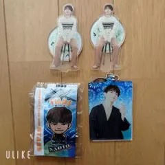 NAOTO 居酒屋EXILEグッズセット（アクキー、アクスタ×2、ミニのぼり）