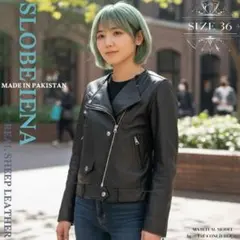 新品未使用 SLOBE IENA ラムレザー ダブル ライダースジャケット 2025年最新】SLOBE IENA レディース レザージャケット