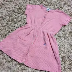 PETIT BATEAU ボーダー ワンピース 18m 81cmのサムネイル