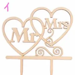 木製ケーキトッパー♡