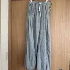 グレー ジョガーパンツ スウェット素材