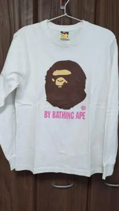 A BATHING APE ロンT ホワイト Sサイズのサムネイル