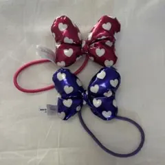 ディズニー ミニー ヘアゴム リボン
