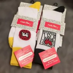 Keith Haring ソックス 2足セット 新品