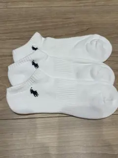POLO RALPH LAUREN・ スニーカーソックス 靴下 3足組