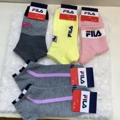 [新品]レディース FILA ソックス 5足セット 23-25cm まとめ売り