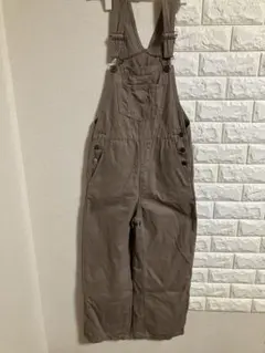 GUブラウン サロペット　オーバーオール