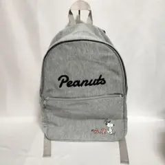 【未使用】Peanuts スヌーピー グレー リュック バックパック
