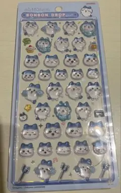 ハチワレ ボンボンドロップシール