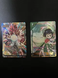 ゴジータ:GTリーダーパラレル　L★ ＆パン：SH UC★ 各1枚合計2枚セット