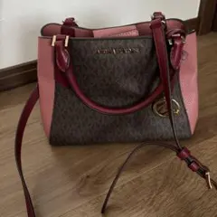 MICHAEL KORS ショルダーバッグ ピンク/ブラウン 中型