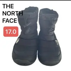 【美品】THE NORTH FACE スノーブーツ 17 黒キッズノースフェイス