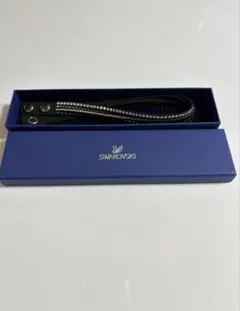Swarovski ブラック　スタッズ　ブレスレット　チョーカー