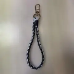 スマホストラップ ライトグレー×グレー