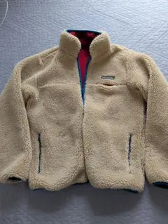 Columbia 赤 ボア　リバーシブルジャケット