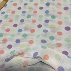 ドット柄生地