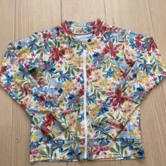 OCEAN&GROUND 花柄ラッシュガード 120cm
