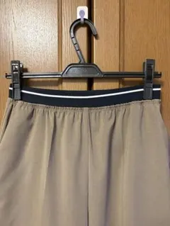 新品未使用　タグ付き ラインゴム ワイドパンツ ウォッシャブル 防シワ