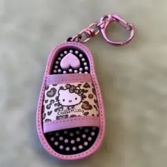 ハローキティ ミニサンダル キーホルダー／ヒョウ柄♪