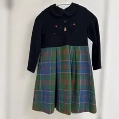 美品　ファミリア　ワンピース　120