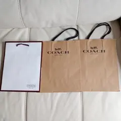 COACH ショップ袋 3点セット
