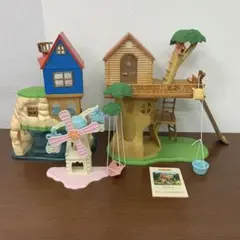 ❶　シルバニアファミリー にぎやかツリーハウス ぼうけん島のひみつのお家 など