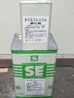 エスケー化研 タイルフレッシュ 艶消し 主剤 14kg 新品同様です 