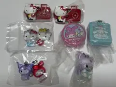 サンリオ ガチャ 7点セット キティ マイメロ なかよしドロップチャーム