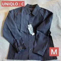 【新品タグ付き】UNIQLO：C ジャケット　プレミアムリネンシャツジャケットのサムネイル