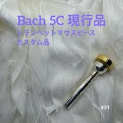 BACH 6hALトロンボーン太管マウスピース金メッキ - メルカリ