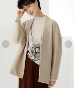 グリーンレーベルリラクシング　ノーカラーコート　サイズ36