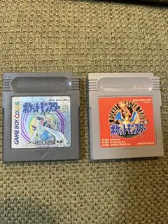 ゲームボーイ　ポケットモンスター赤　銀　2点セット
