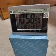 CASIO 電波置時計 DQD-710J-8JF シルバー